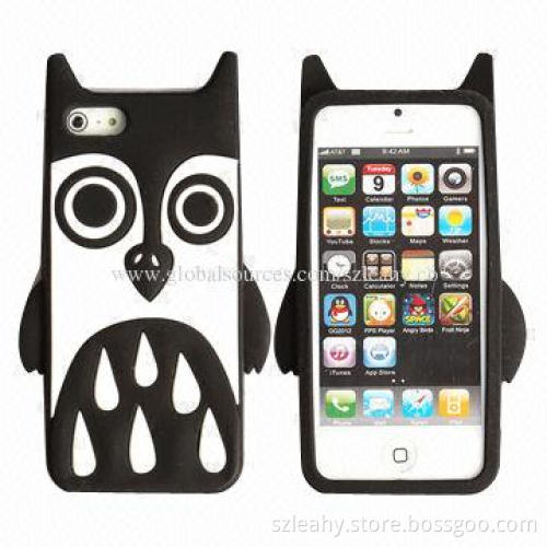 Owl-shaped silicone case for iPhone 5/5S